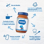 jar of organic vegetables with fish gluten-free 8+ months container 190 g