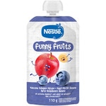 Funny Fruits Apfel, Blaubeere und Banane ohne Zuckerzusatz ab 6 Monaten Beutel 110 g