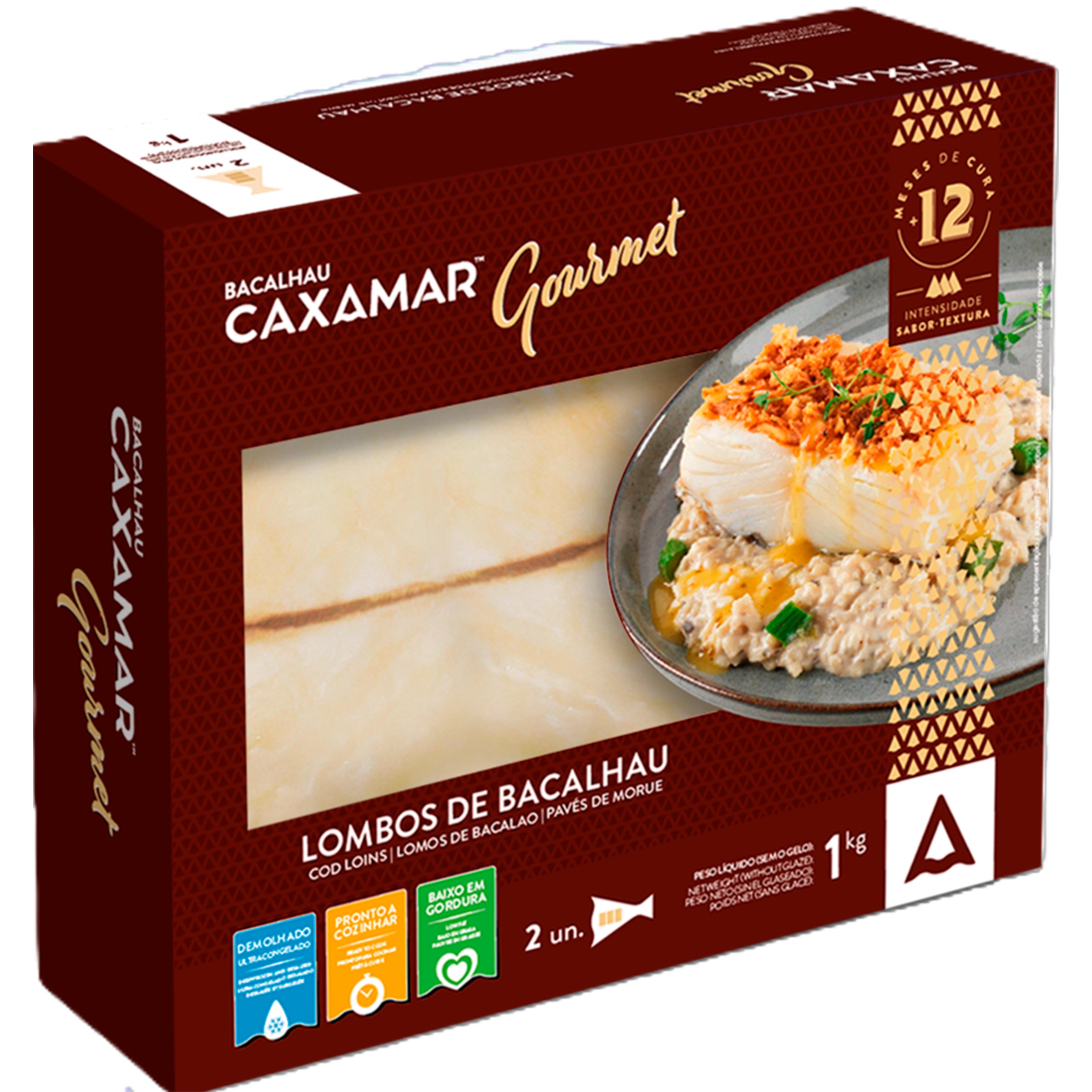 Lombos de Bacalhau Gourmet embalagem 1000 g