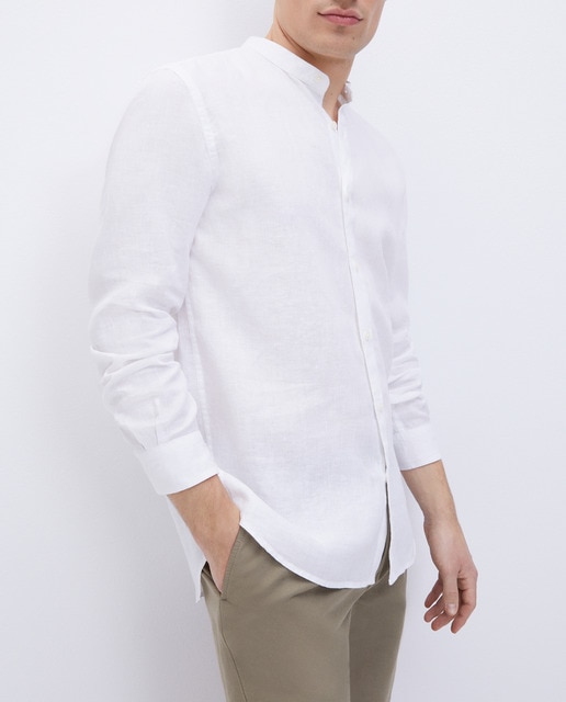 Imagen 0 de Camisa de hombre 100% lino sport  classic fit