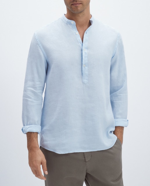 Imagen 0 de Camisa 100% lino de hombre sport classic fit
