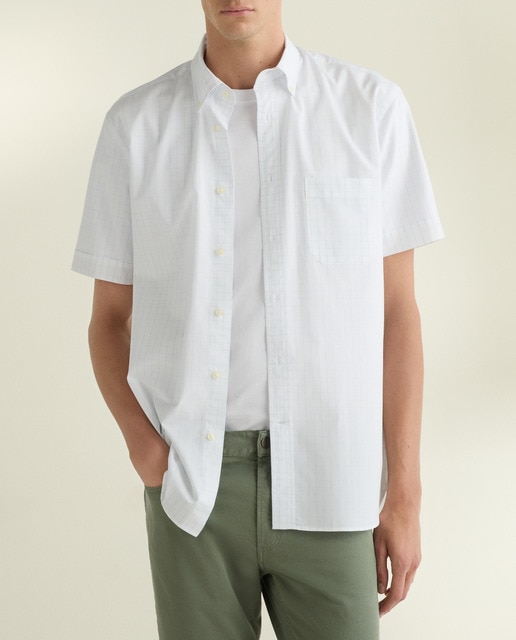 Imagen 0 de Camisa sport hombre manga corta popelin