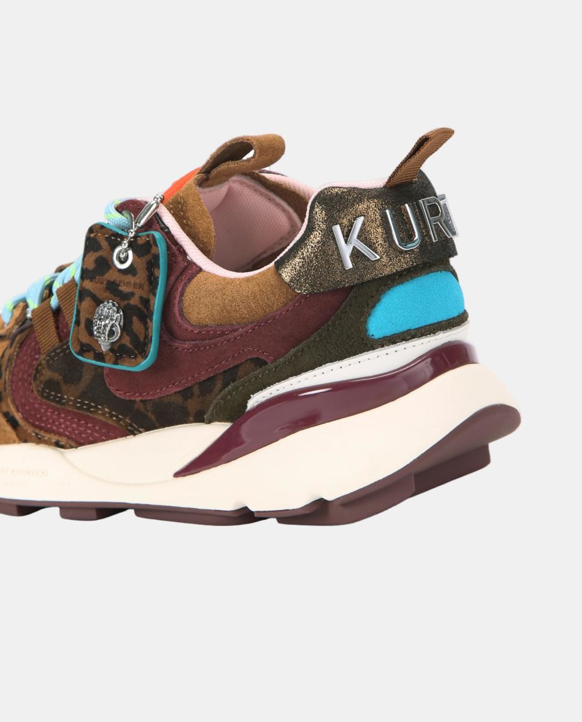 Sapatilhas Desportivas com Animal Print Castanho-claro-3