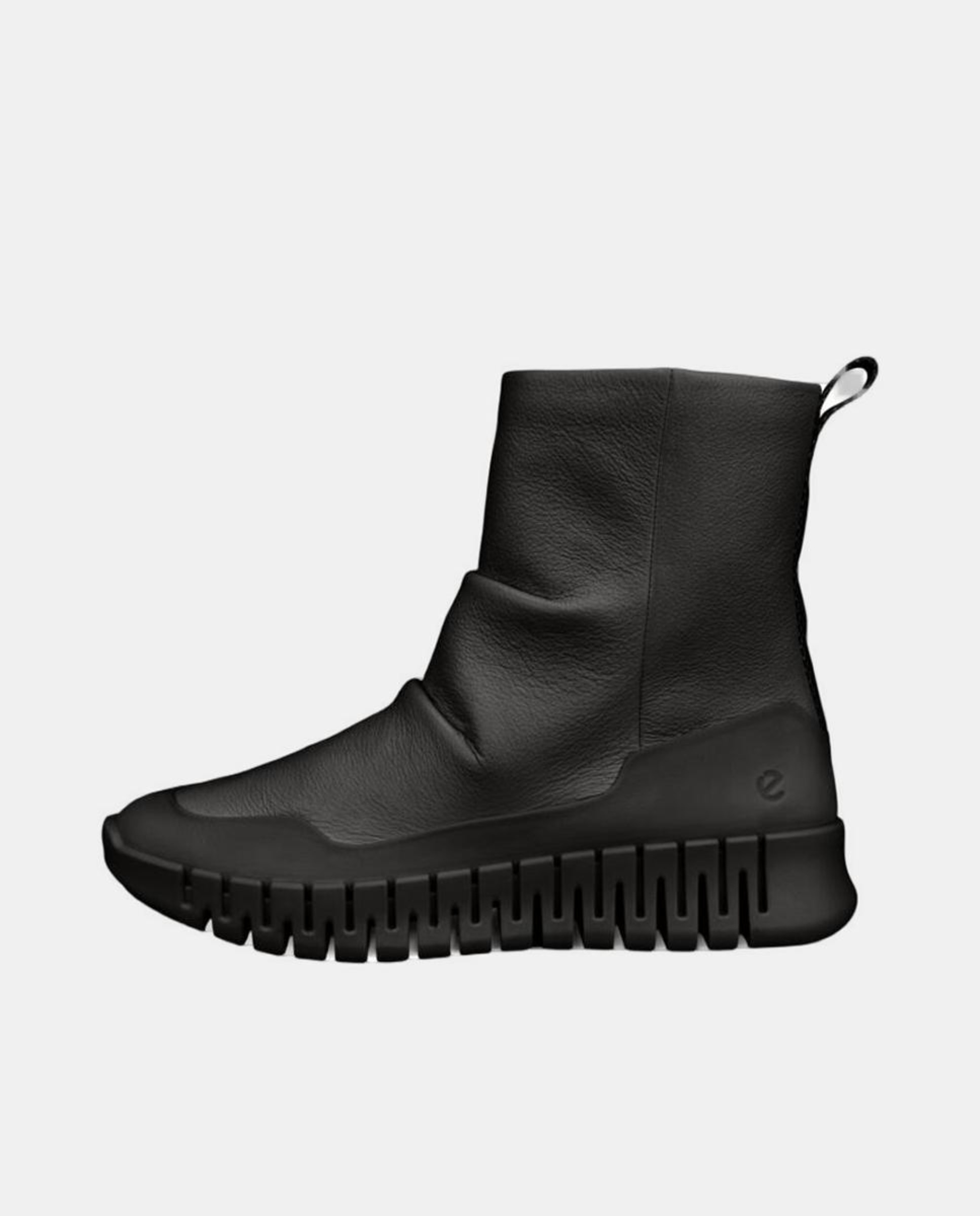 Botins Gruuv W em Pele Preto-4