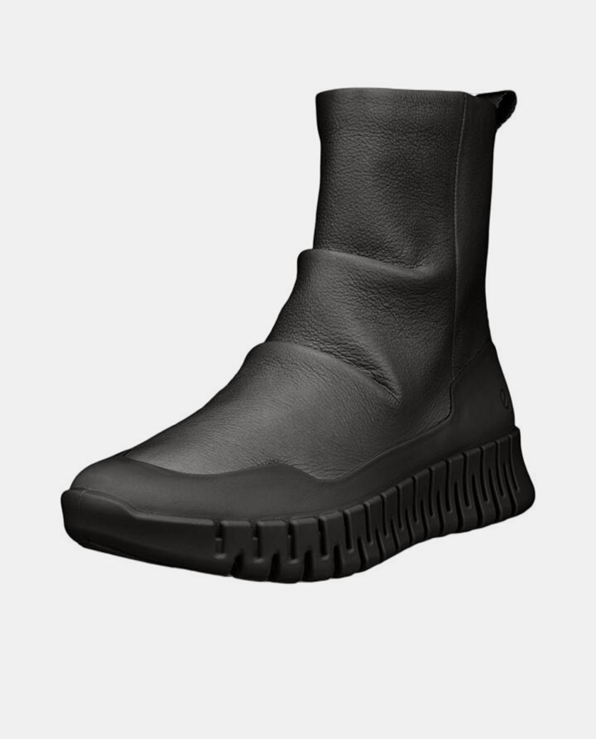 Botins Gruuv W em Pele Preto-3