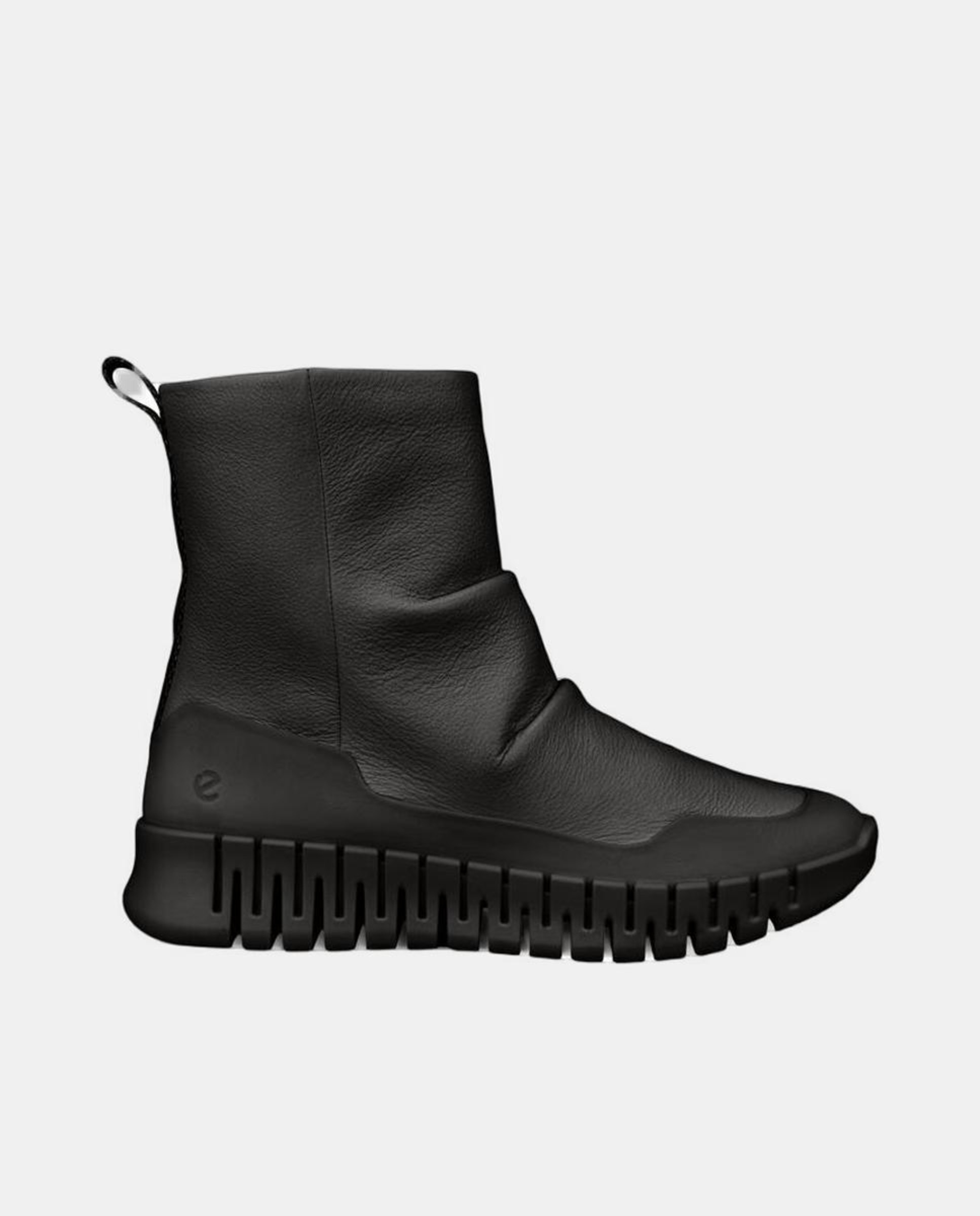 Botins Gruuv W em Pele Preto-1