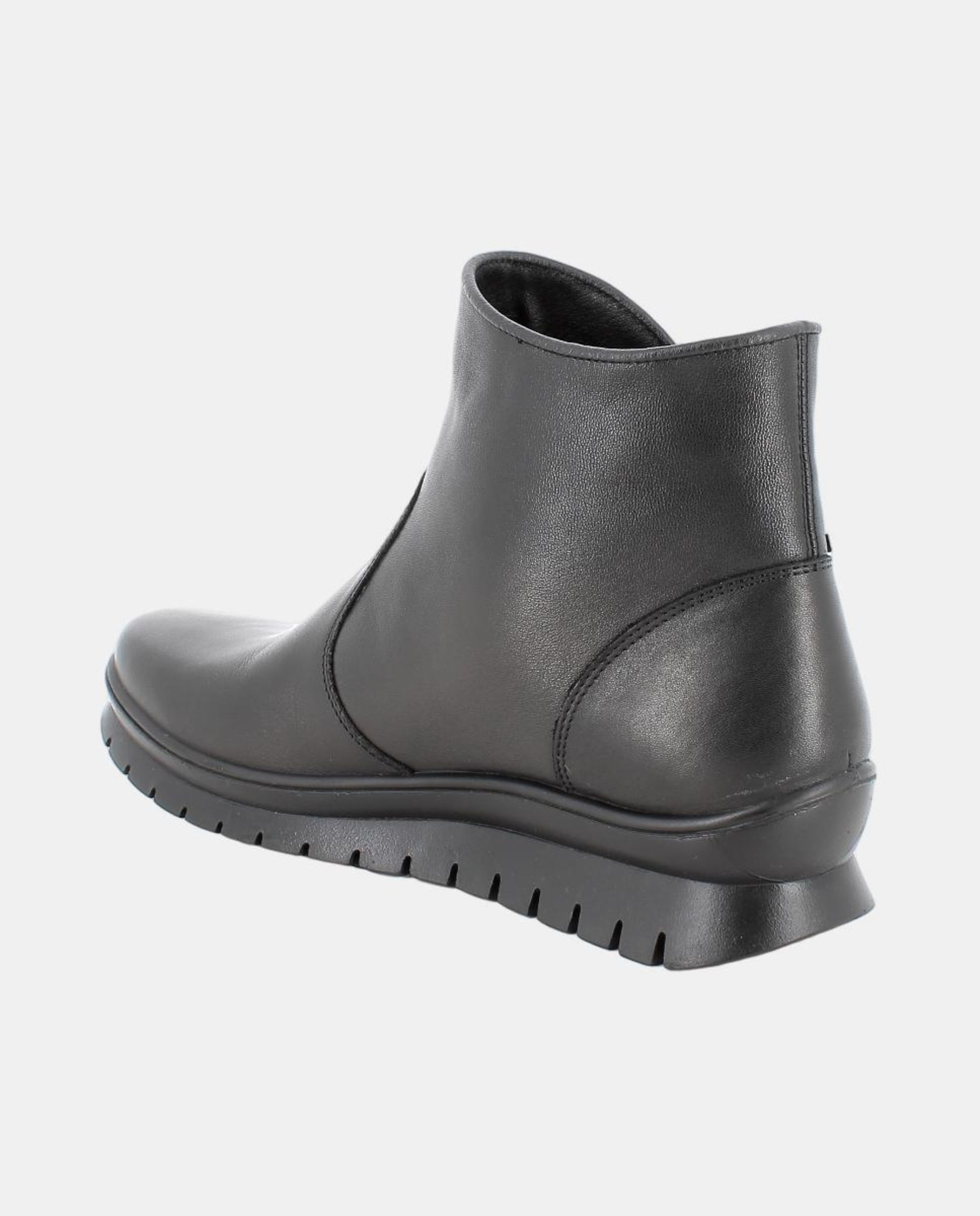 Botins em Pele com Forro Goretex e Fecho de Correr Preto-3