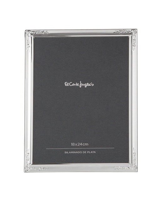 Imagen 0 de Marco de fotos con baño de plata Rosas El Corte Inglés