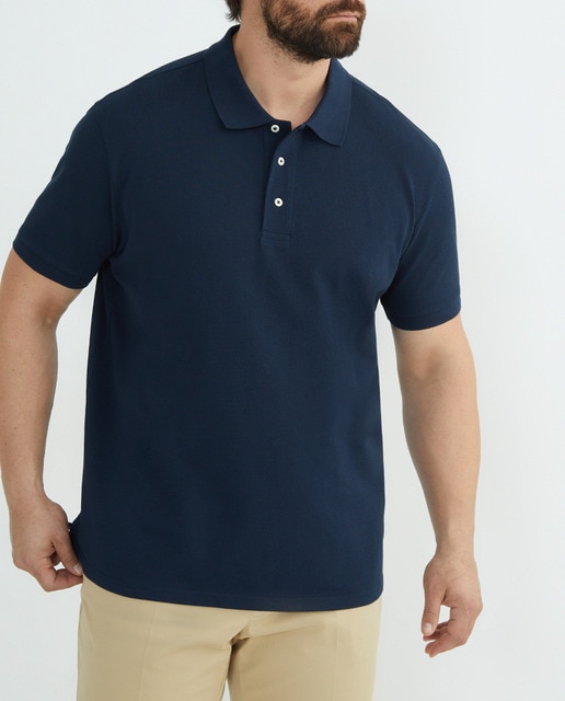 Imagen 0 de Polo de hombre, tallas grandes, manga corta liso