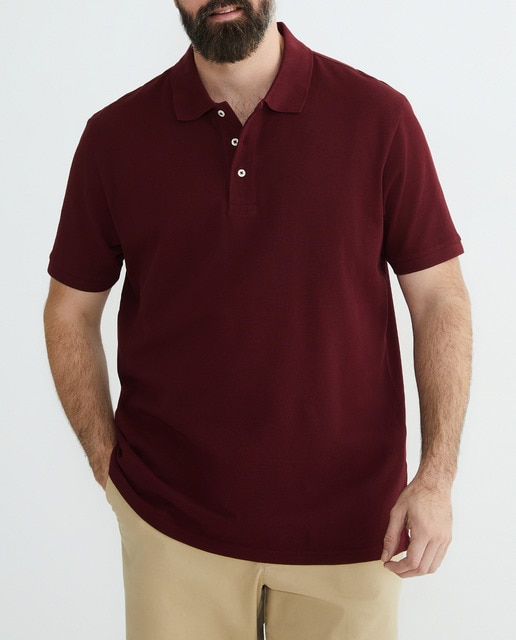 Imagen 0 de Polo de hombre, tallas grandes, manga corta liso