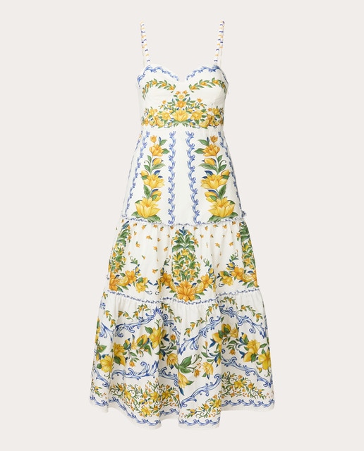 Imagen 0 de Vestido midi Sicily de algodón