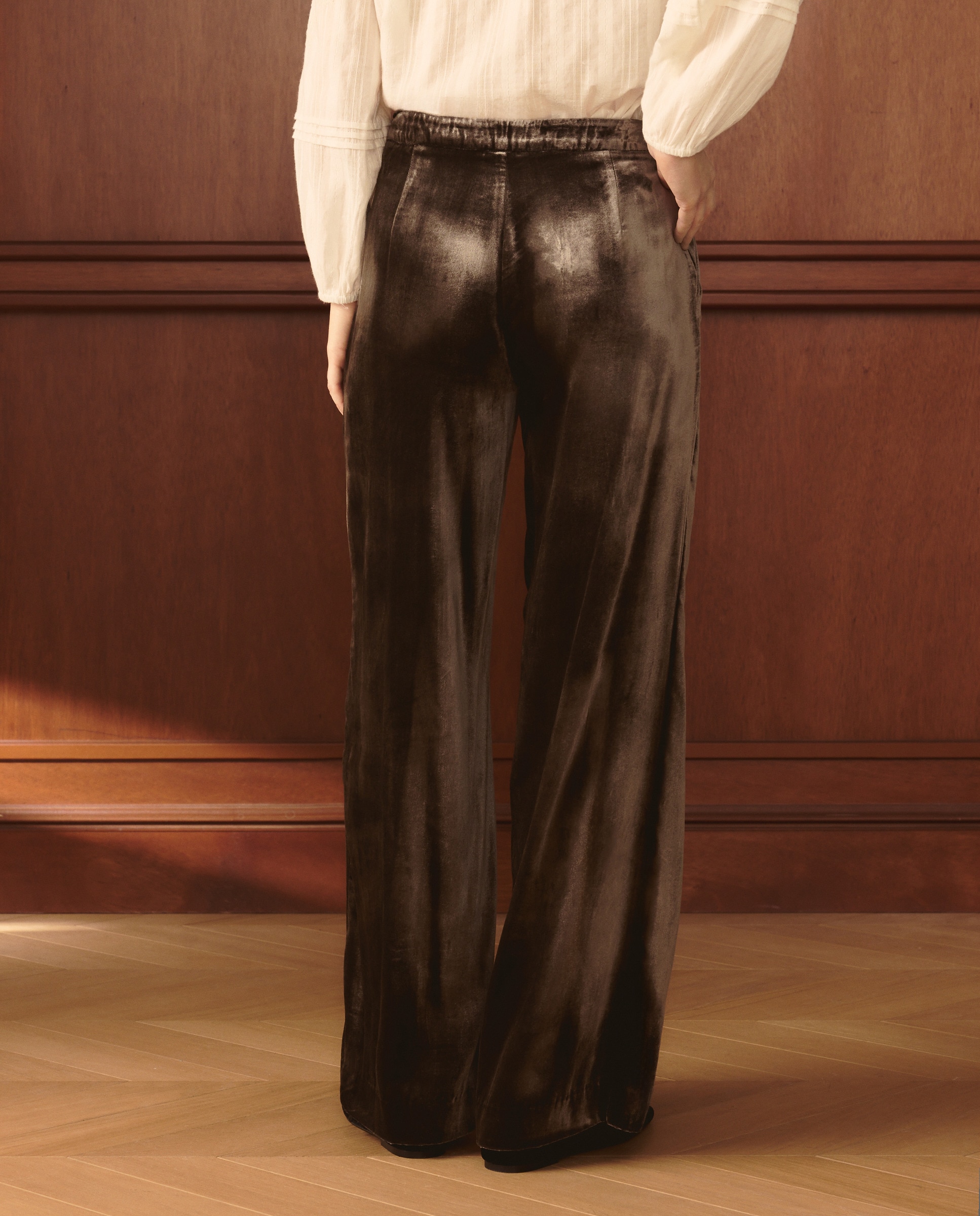 Calças Formais Lisas 520 Caqui-3