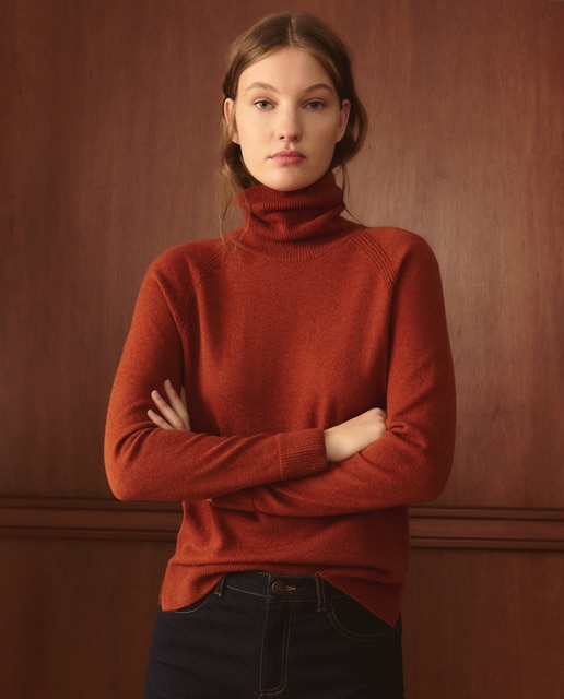 Imagen 0 de Jersey de mujer de  manga larga con cuello cisne