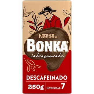 café descafeinado molido natural intensidad 7 paquete 250 g - Bonka