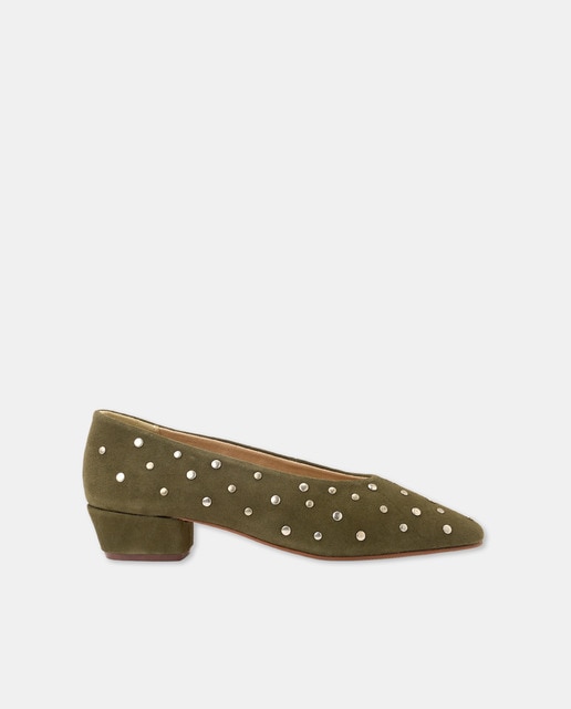 Imagen 0 de Bailarina de mujer serraje con tachuelas