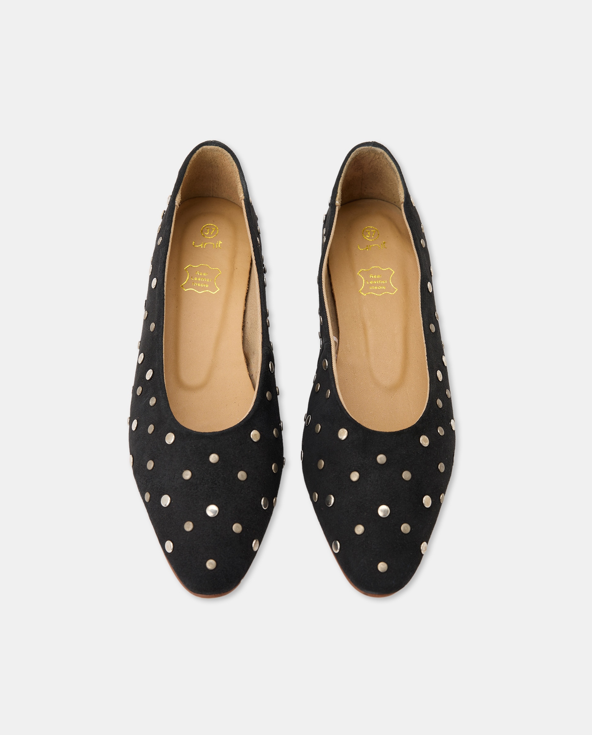 Bailarina de mujer serraje con tachuelas · Unit · El Corte Inglés