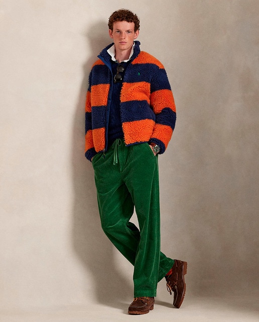 Imagem 0 de Calças de Sarja de Algodão Classic Fit