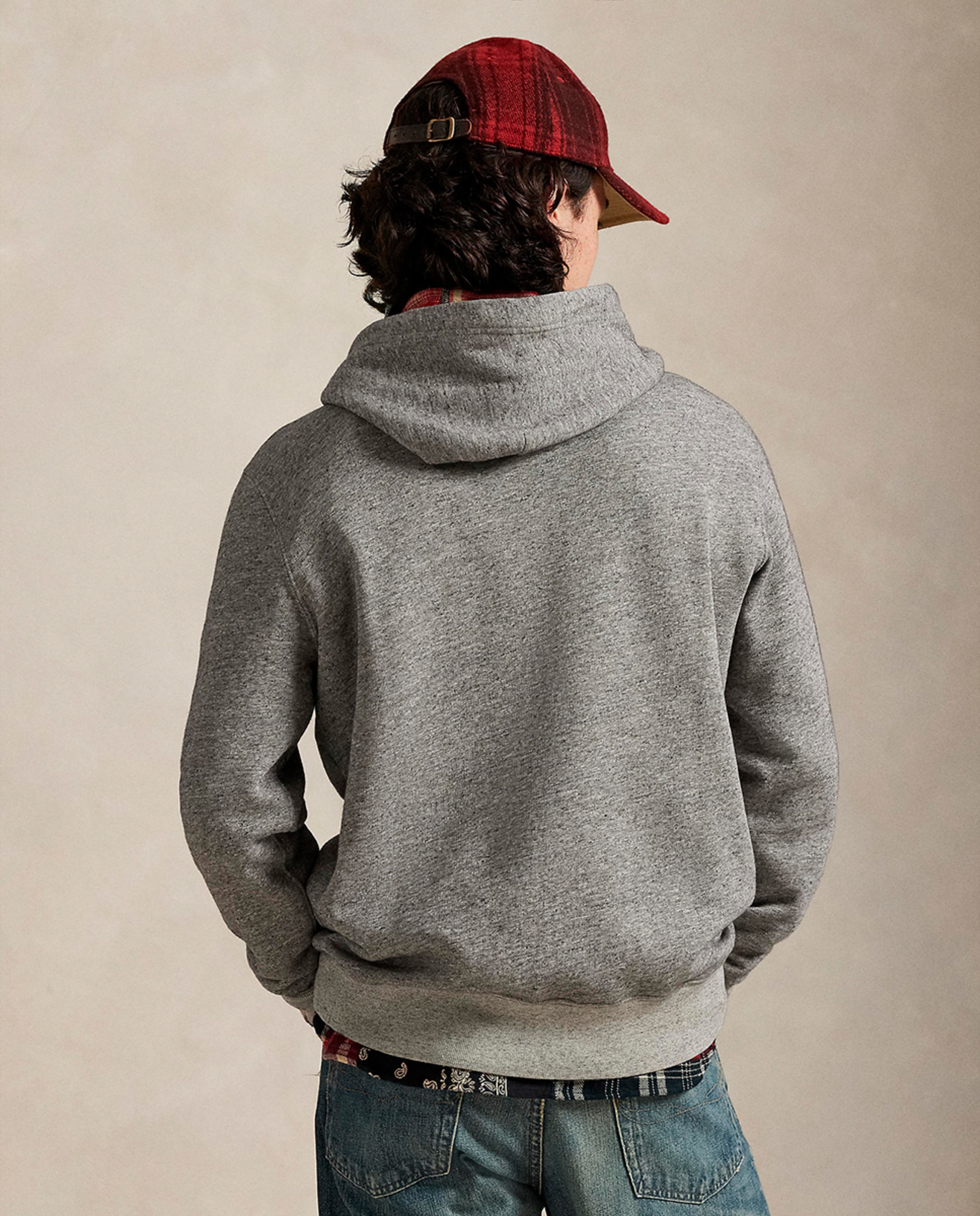 Sweatshirt de Felpa com Capuz e Logótipo Cinzento-2