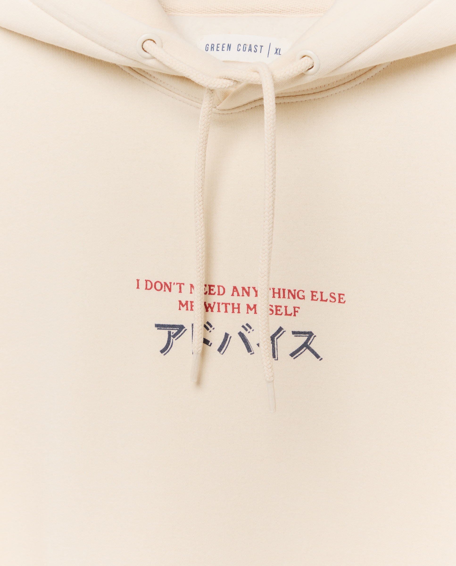 Sweatshirt de homem com capuz 130 Marfim-6