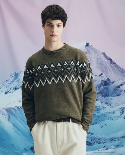 Imagen 0 de Jersey chenilla posicional pecho de hombre