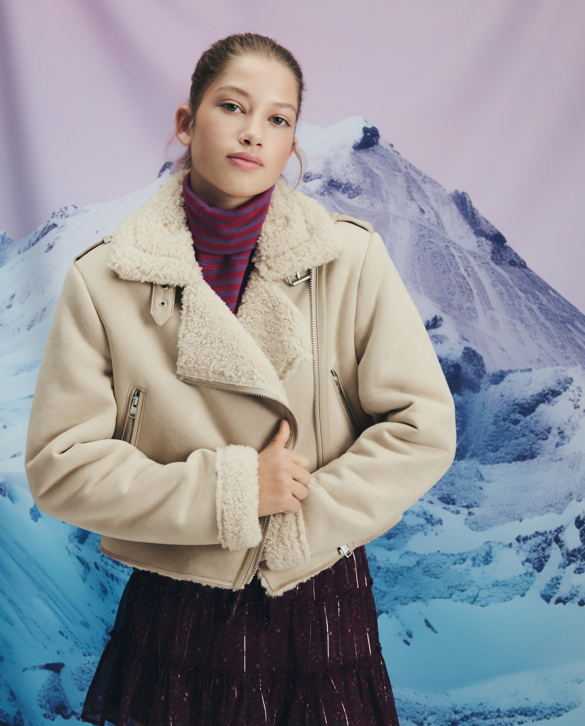 Blusão de Dupla Face Liso 120 Cru-1