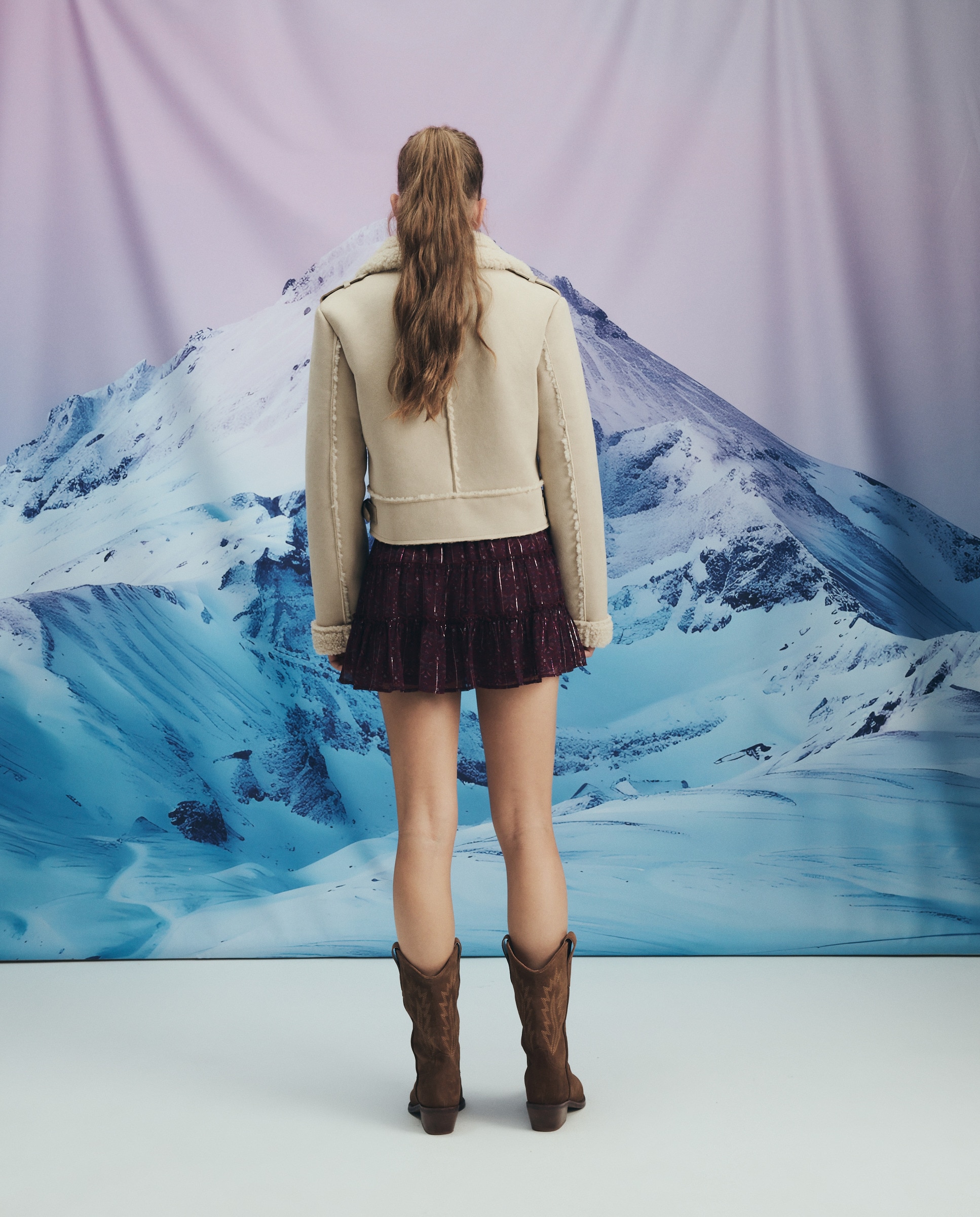 Blusão de Dupla Face Liso 120 Cru-4