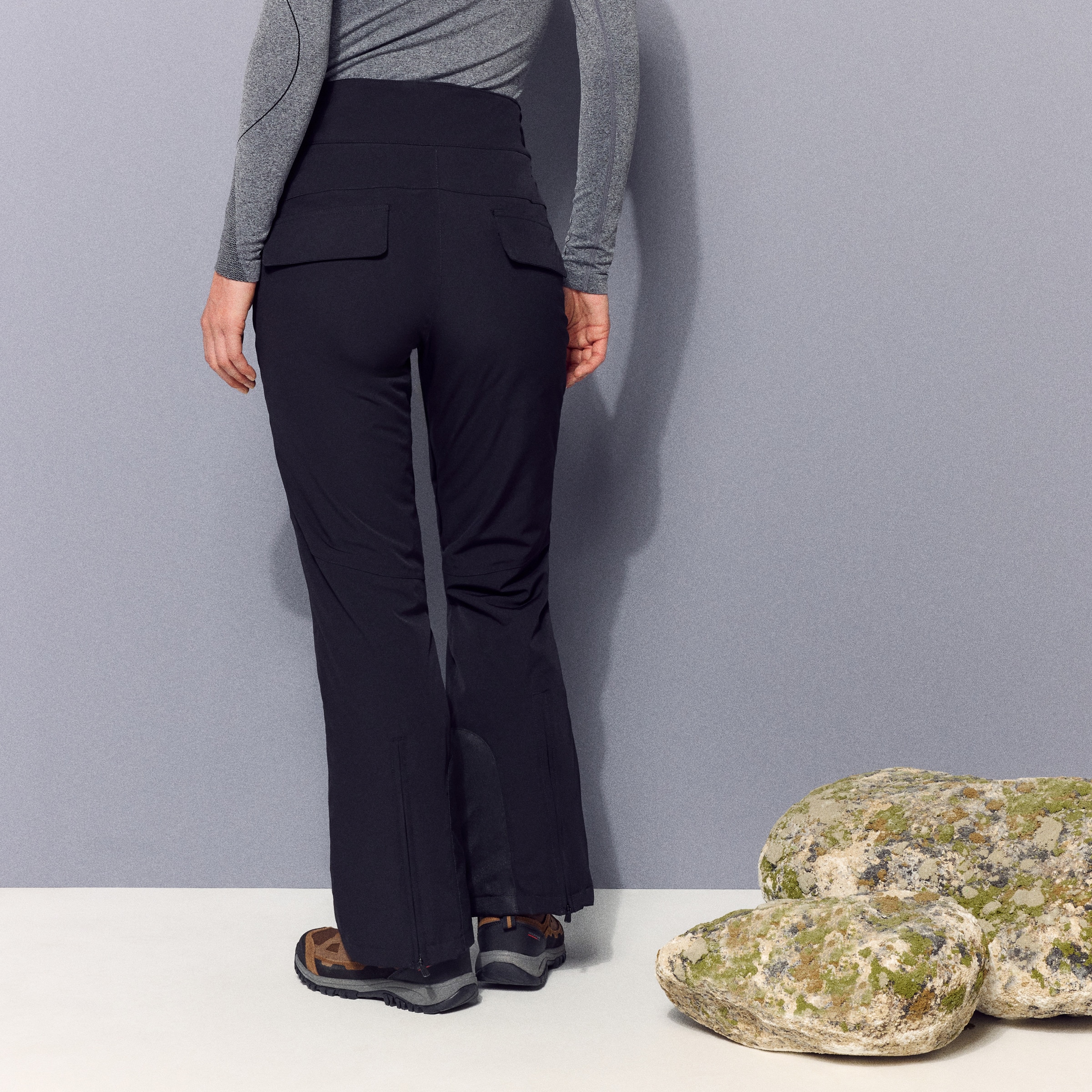 Calças de Ski e Snowboard de Mulher Preto-3