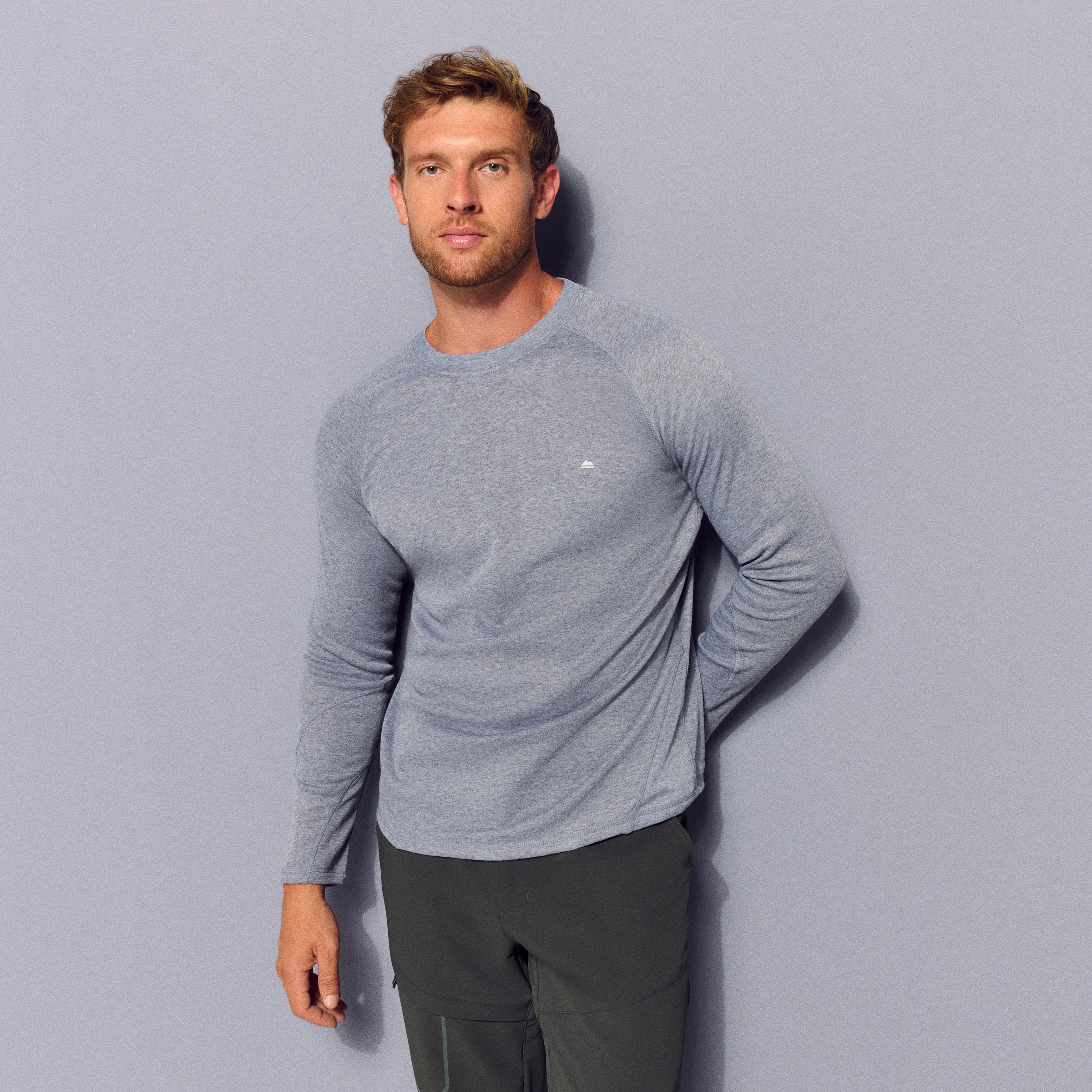 Camisola Interior Térmica Basic de Homem Cinzento-1