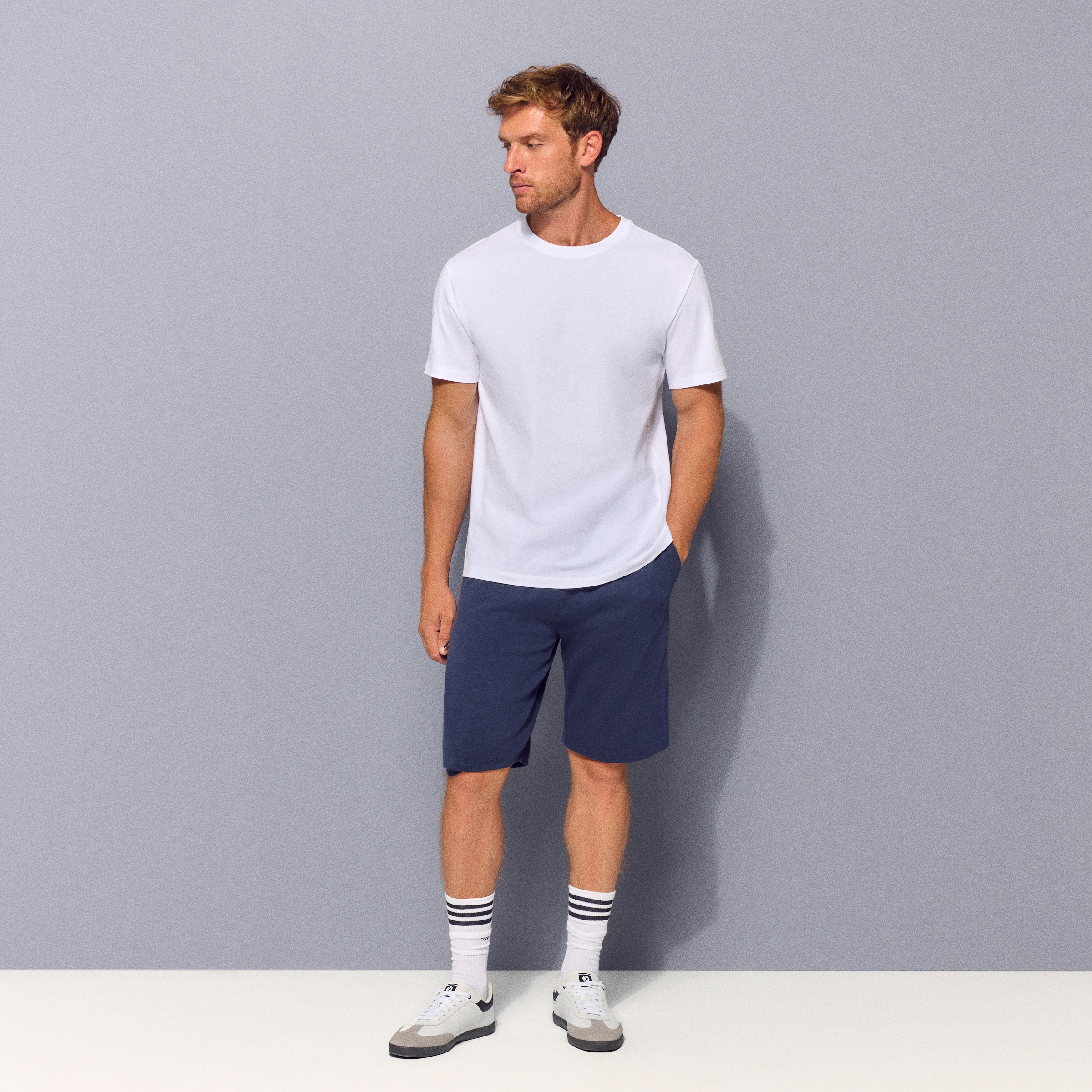 Calções Sportcasual de Homem Azul-marinho-1