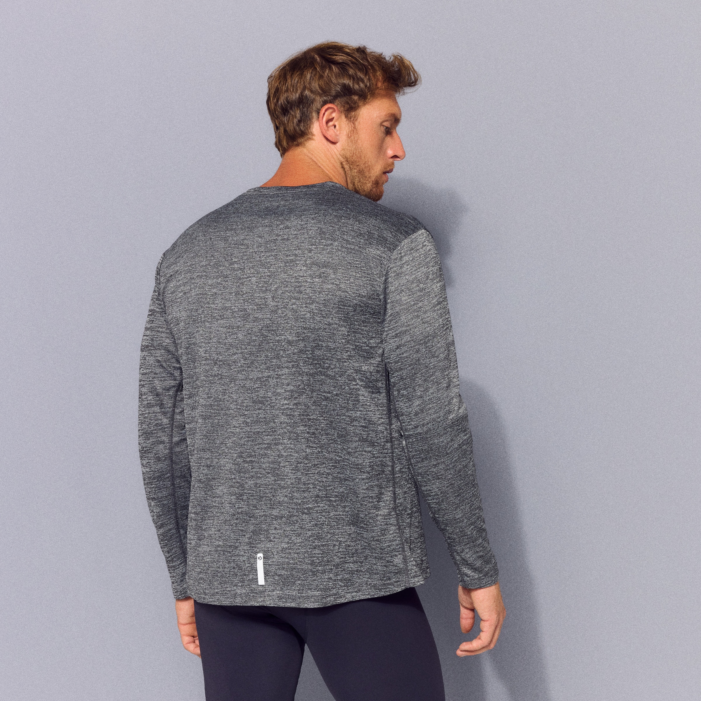 T-shirt de Running de Homem Cinzento-escuro-3
