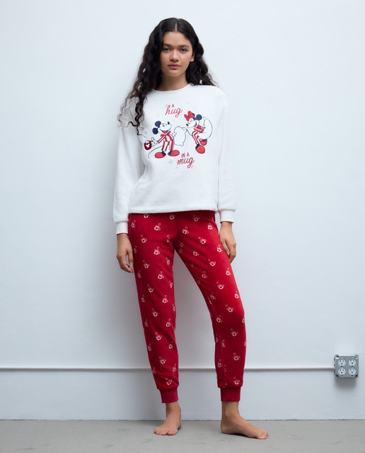 Imagem 0 de Pijama Completo Mickey e Minnie Hug