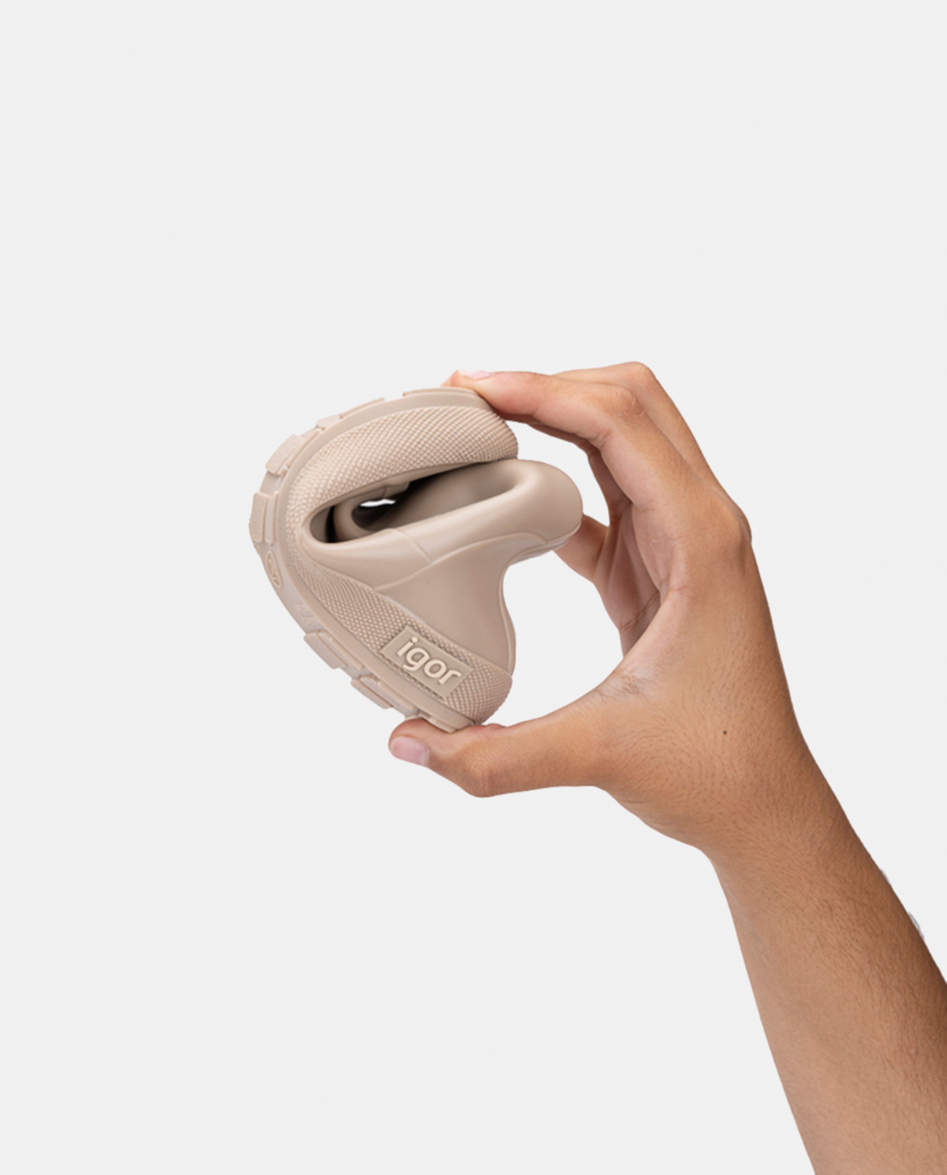 Galochas Yogi de Bebé com Acabamento Mate Natural-4