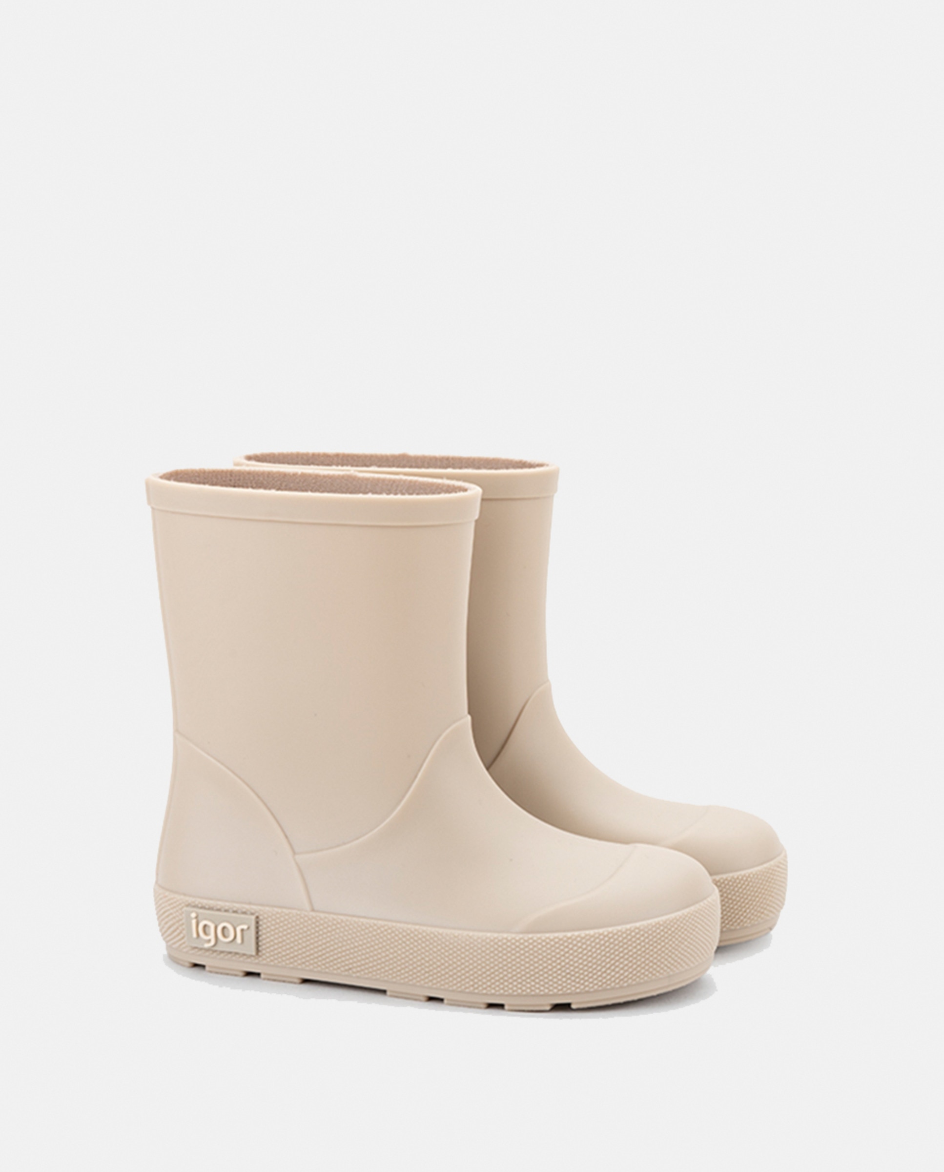 Galochas Yogi de Bebé com Acabamento Mate Natural-2