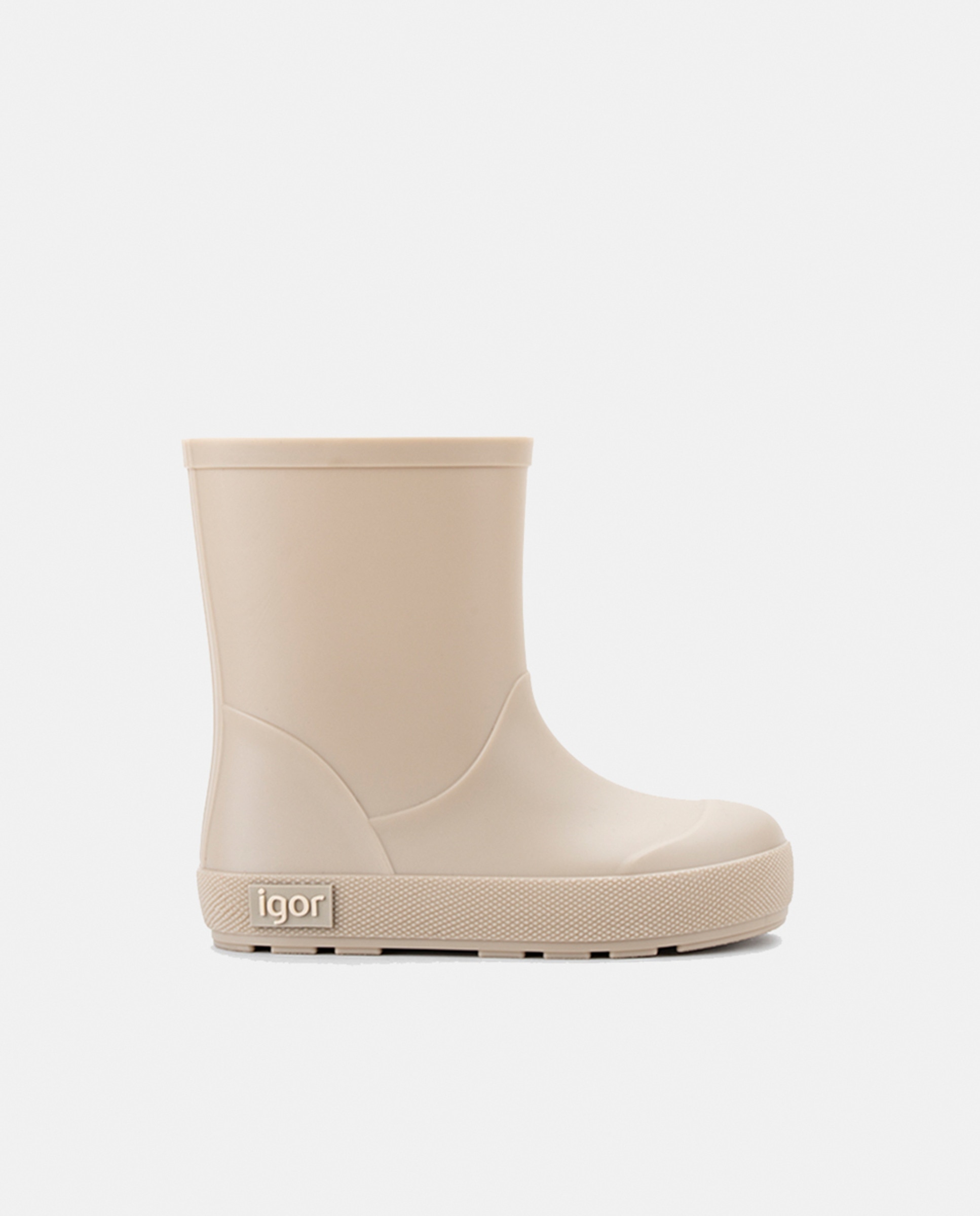 Galochas Yogi de Bebé com Acabamento Mate Natural-1