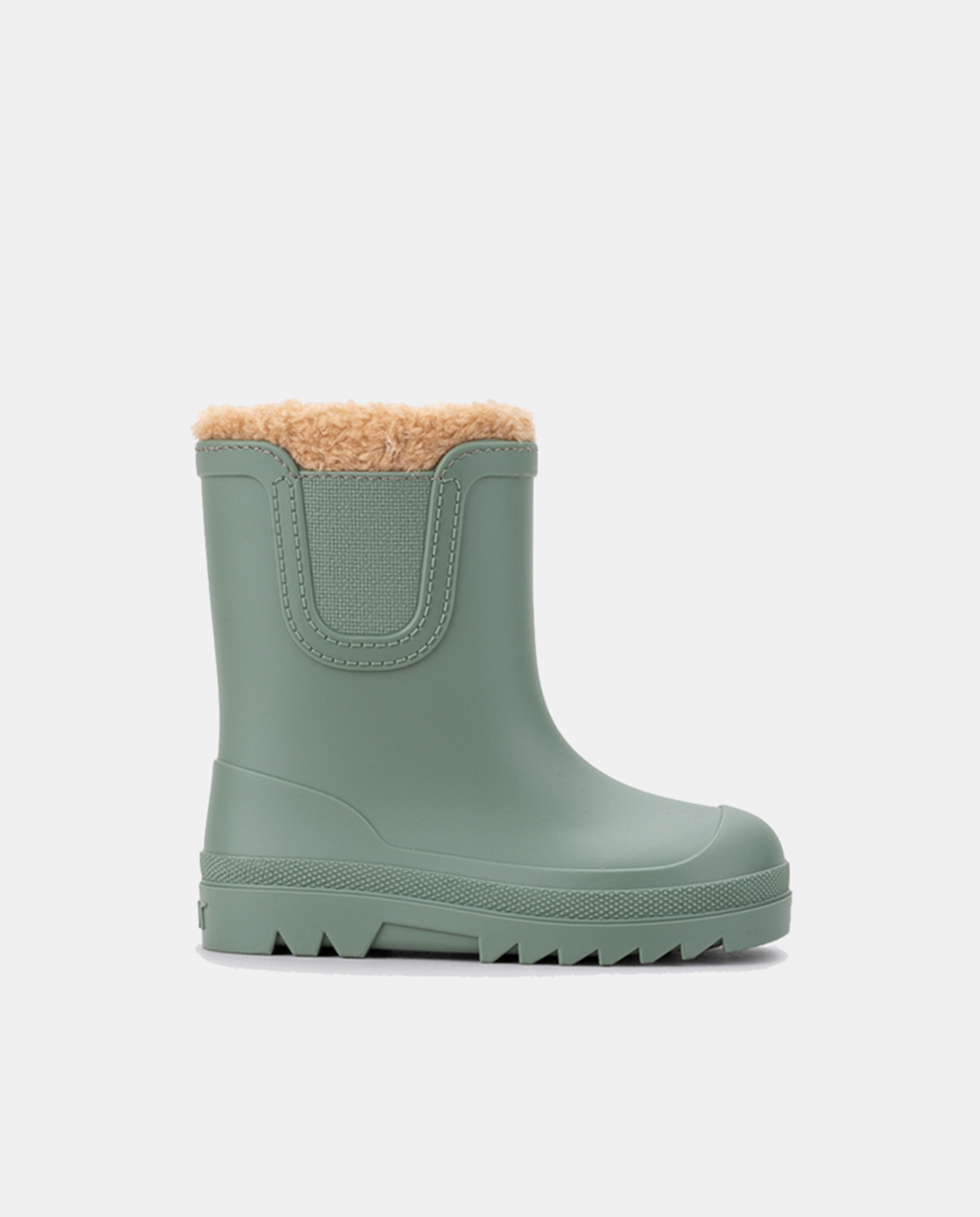 Galochas Monocolor de Acabamento Mate com Conceito Barefoot Verde Água-1