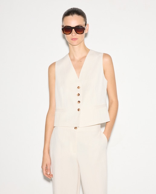 Imagen 0 de Chaleco liso de traje