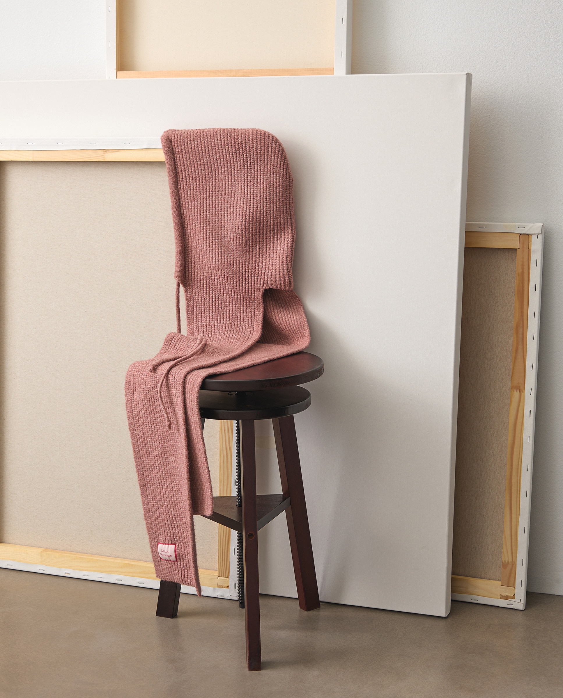 Cachecol Liso Verde-flúor-1