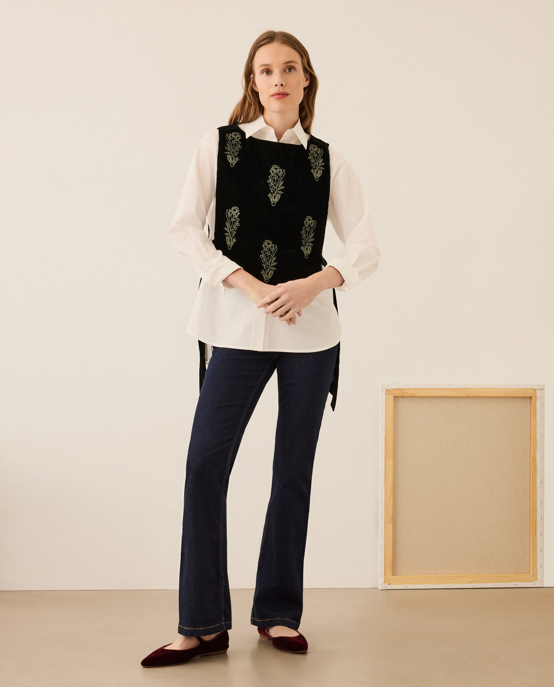 Peitilho de Veludo 530 Verde Escuro-2