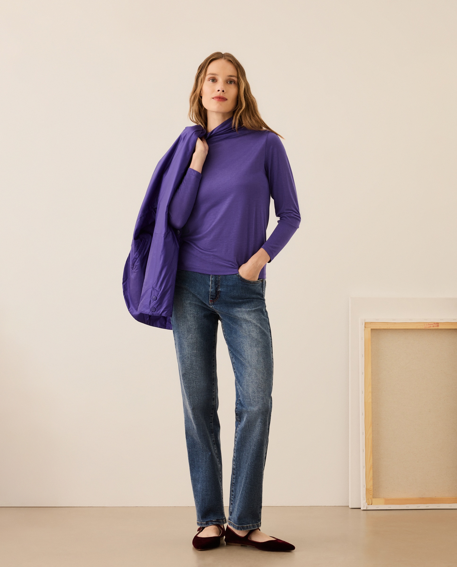 Casaco Técnico Acolchoado Azul Tinta-2