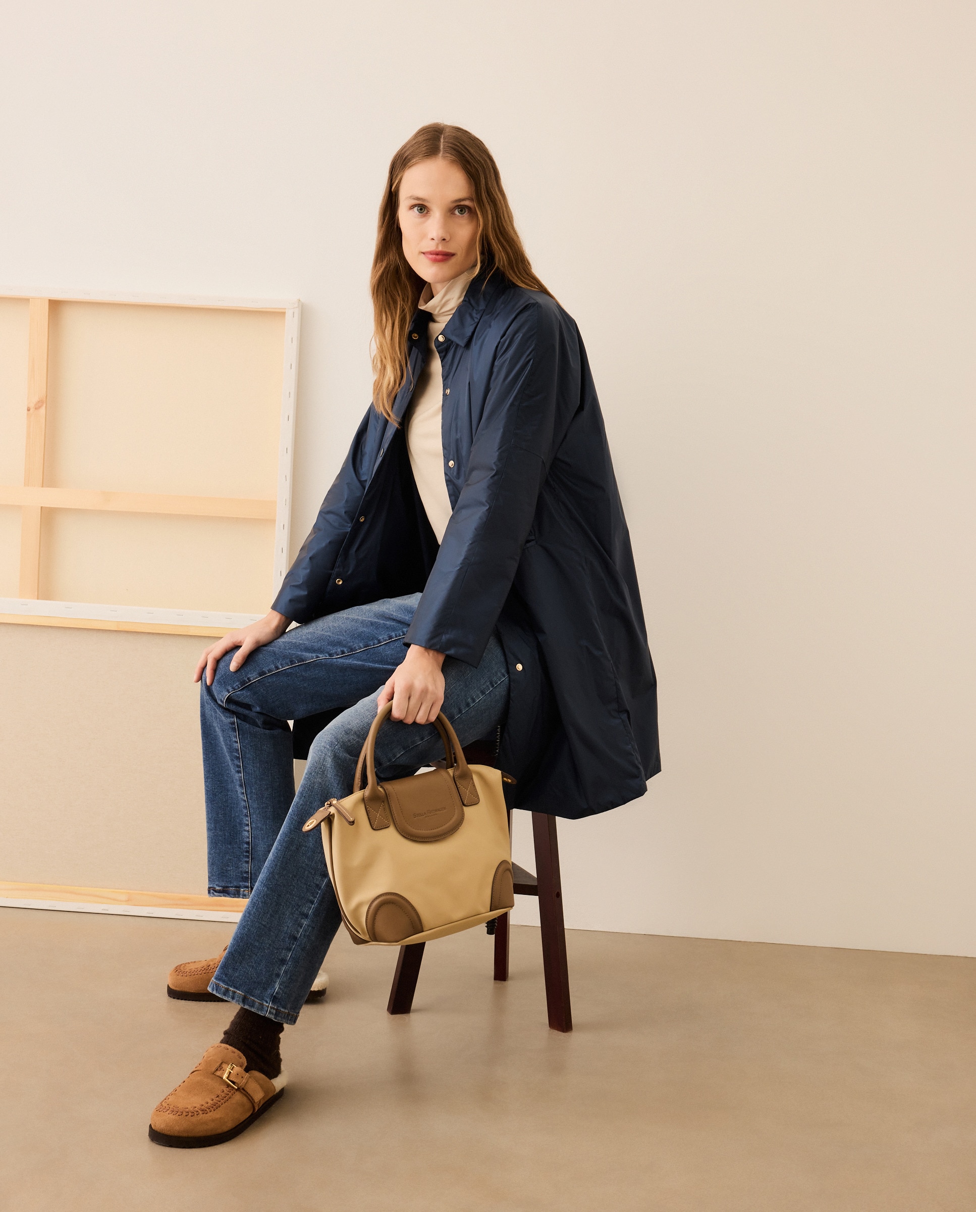 Sobretudo Acolchoado 430 Azul Escuro-2