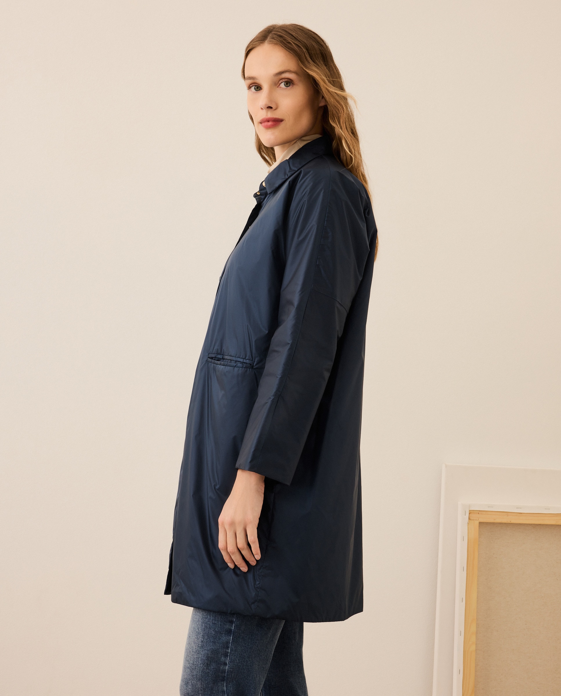 Sobretudo Acolchoado 430 Azul Escuro-1