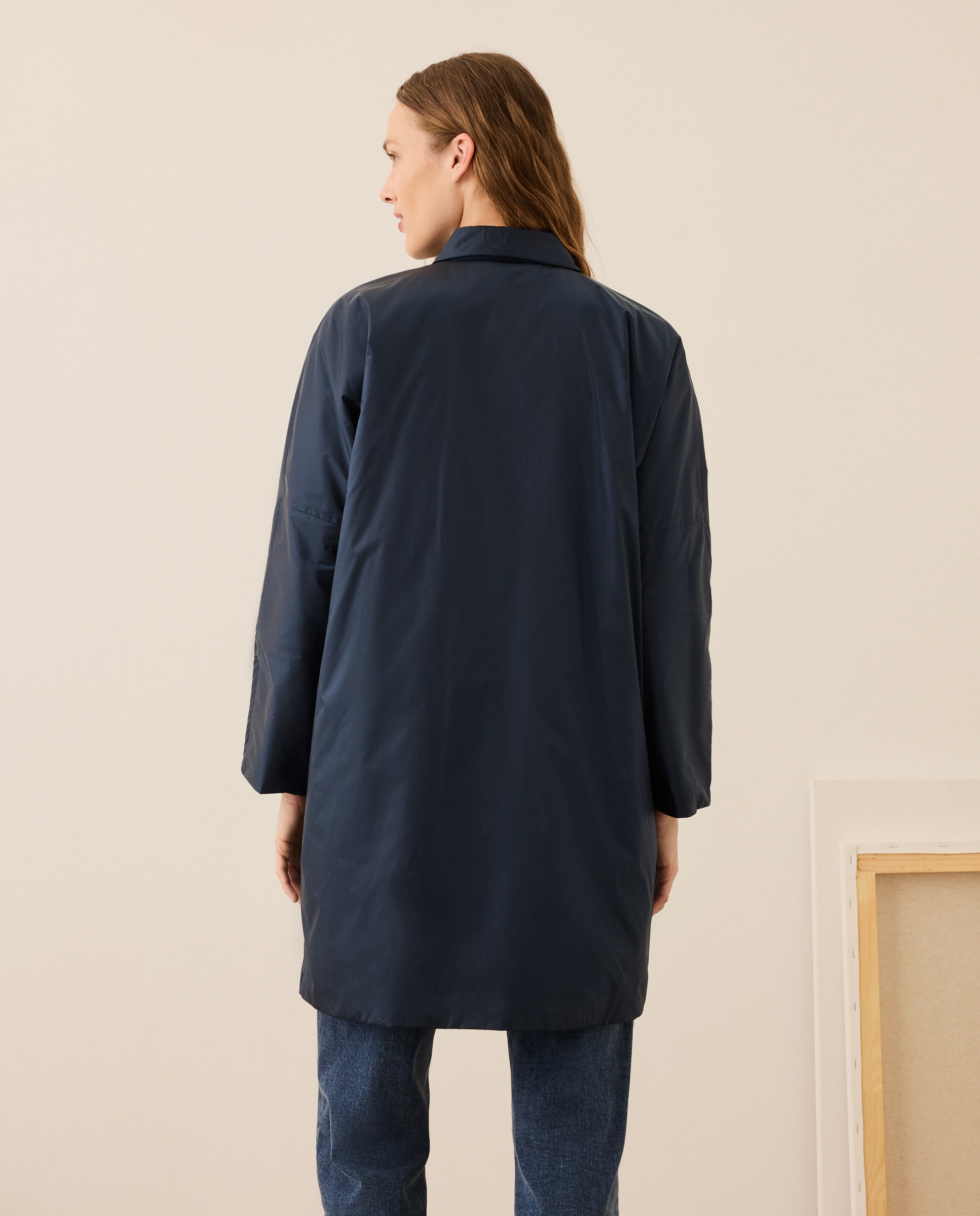 Sobretudo Acolchoado 430 Azul Escuro-3