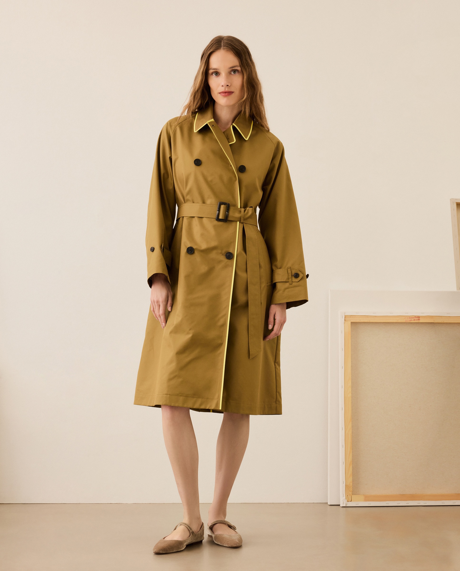 Gabardine Comprida 520 Caqui-1