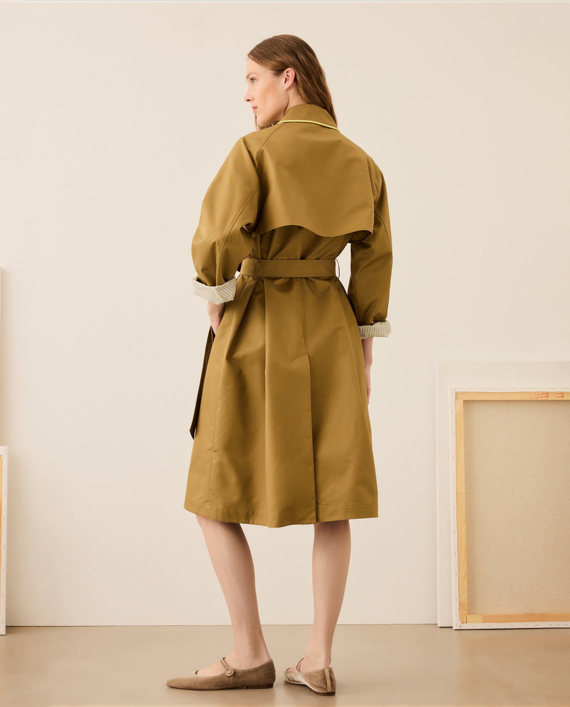 Gabardine Comprida 520 Caqui-3