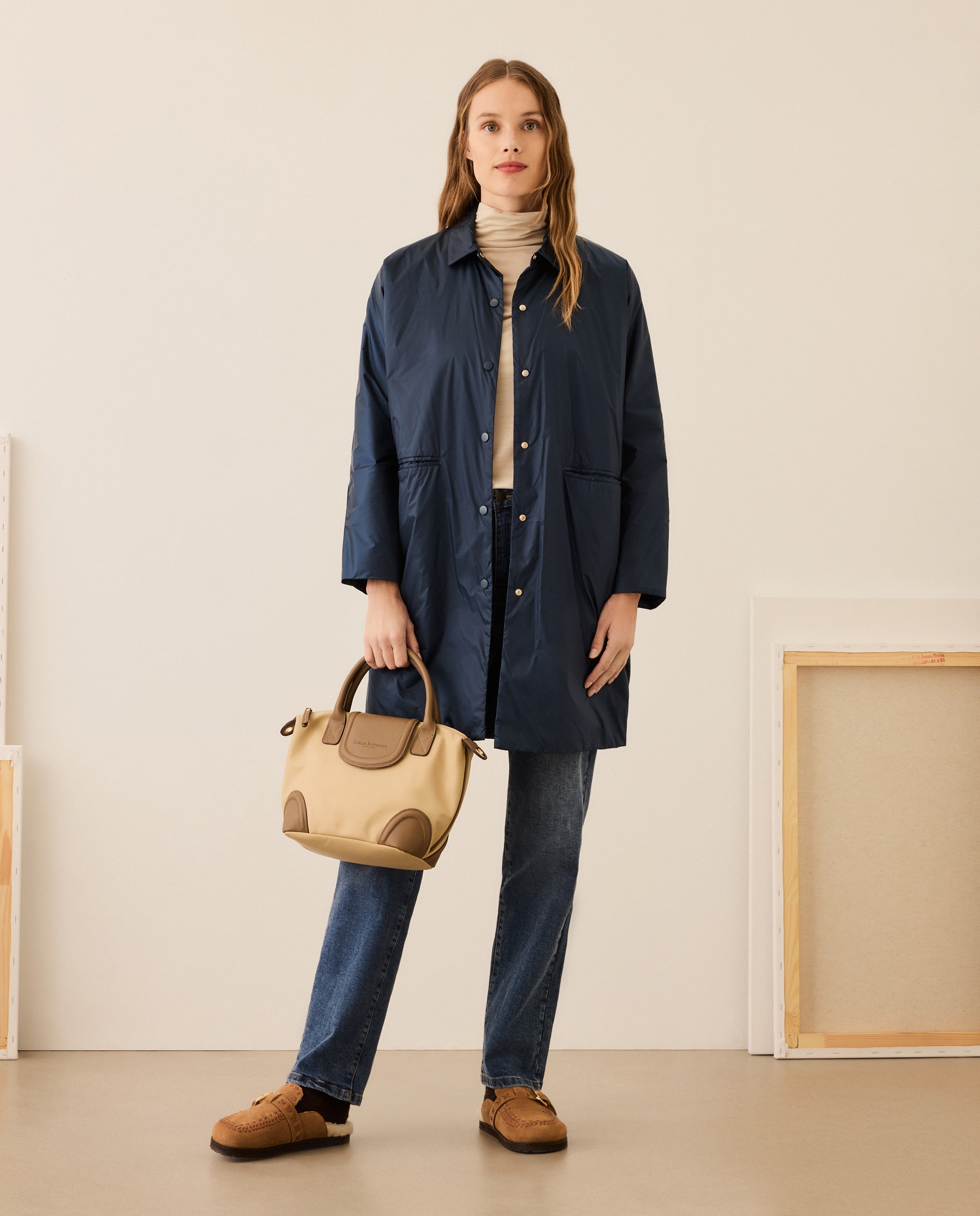 Camisola com Gola Alta 850 Pedra-2