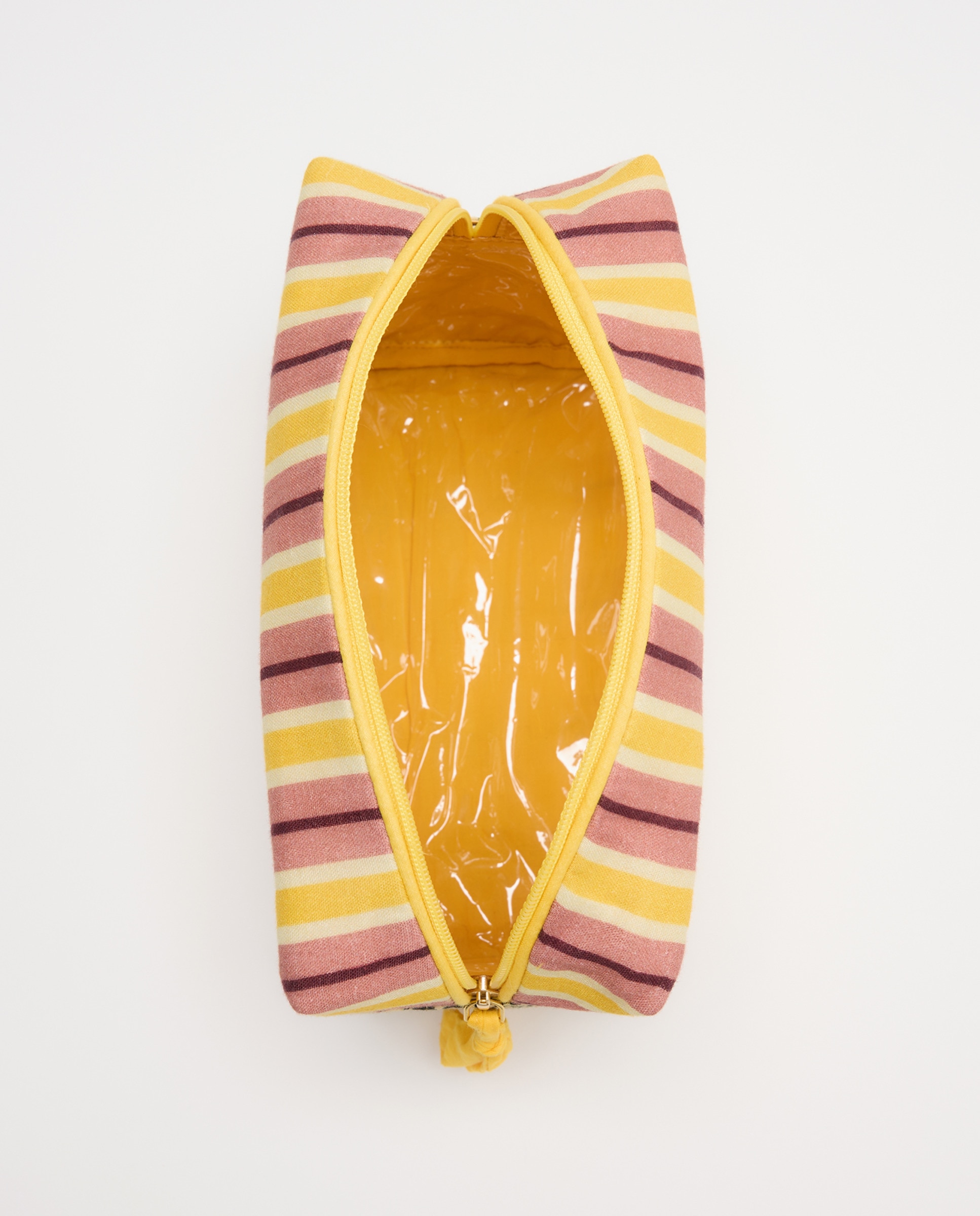 Nécessaire Quadrado 310 Amarelo Claro-3