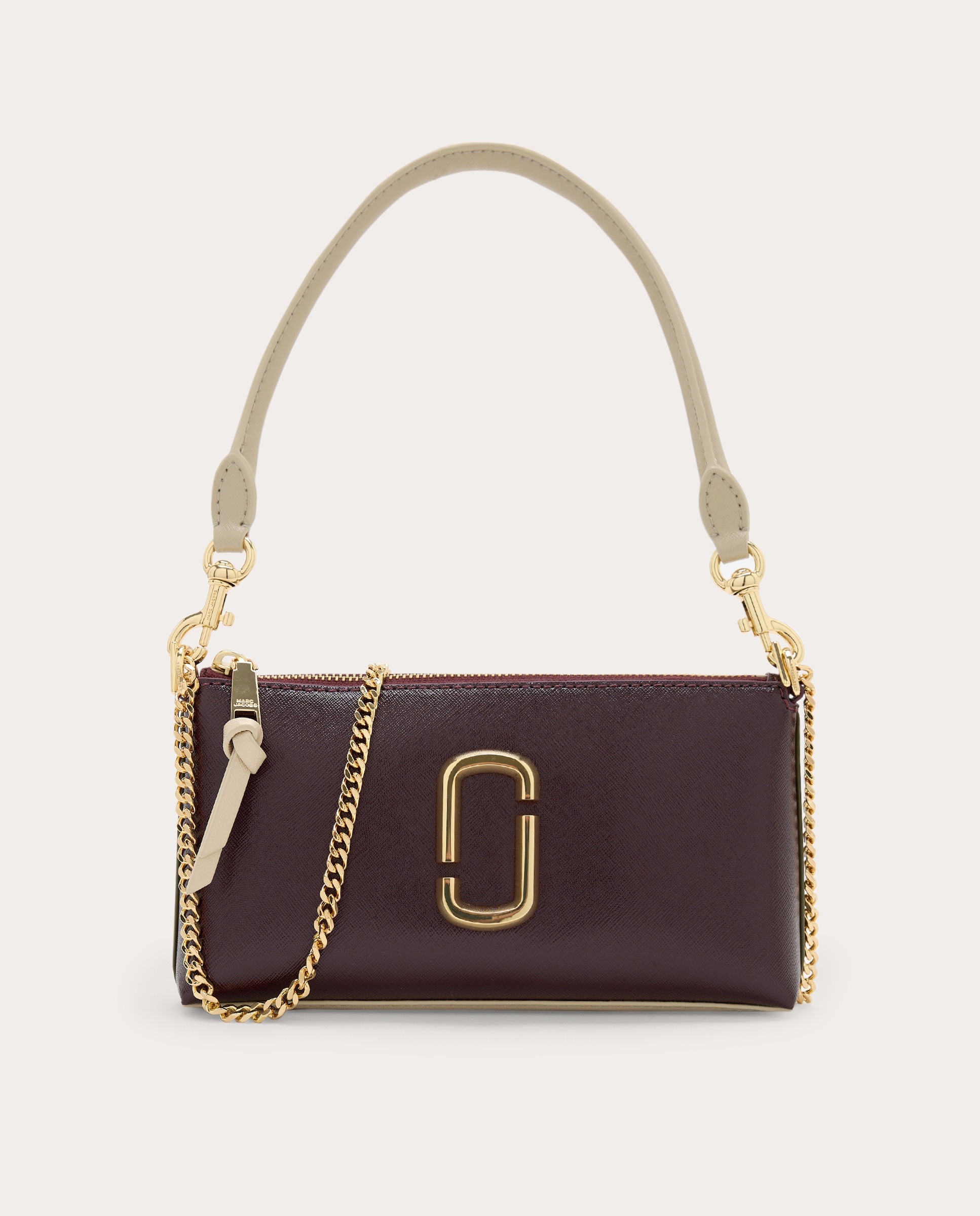 Mala de Ombro Pochette em Pele Branco-1