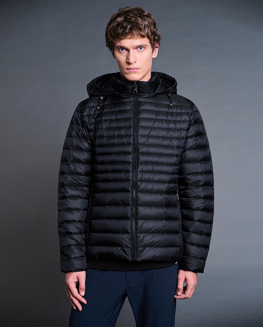 Imagem 0 de Blusão Acolchoado Icónico em Tecido Técnico com Capuz Desmontável