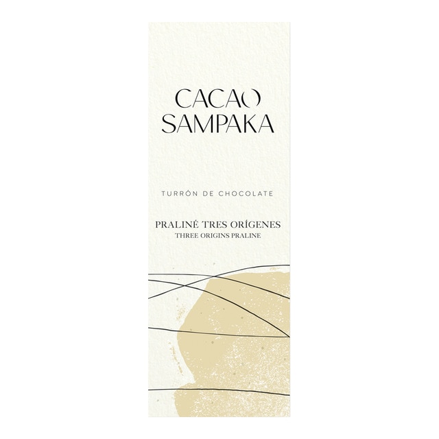 Imagen 0 de Turrón de chocolate tres orígenes Cacao Sampaka
