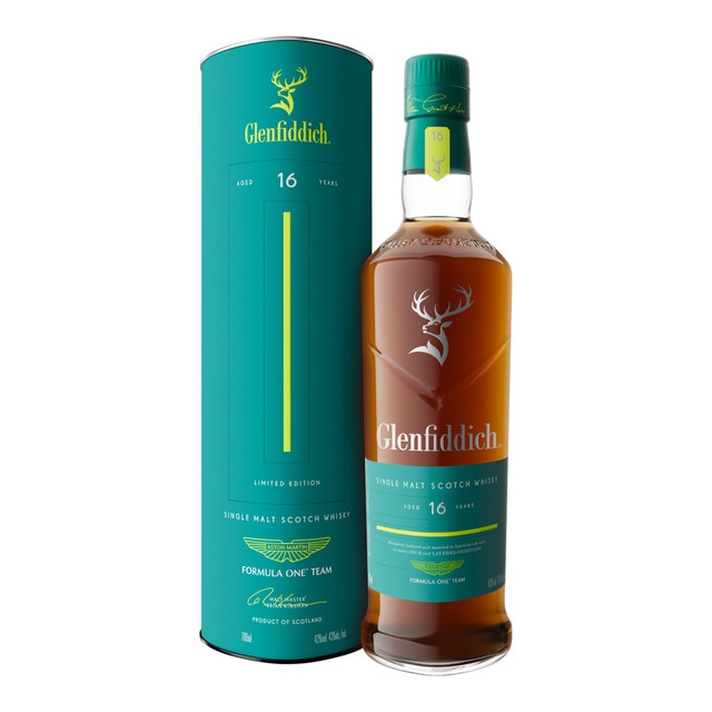 Imagen 0 de Estuche whisky Edición limitada Aston Martin F1 Glenfiddich 16 años